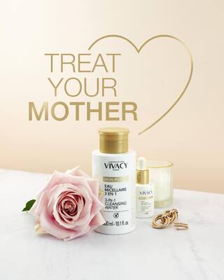 Find a gift to make her feel loved and special 💝

This Mother’s Day, save 20% on all women’s skincare + get 1 SKIN PURIFY absolutely free with orders over 100€ 🤩 

Shop the offer now at VIVACYBEAUTY.com until 4/6/23. 

🇫🇷Trouvez le cadeau qui fera la différence 💝

Pour la Fête des Mères, économisez 20 % sur tous les soins pour femmes et obtenez 1 SKIN PURIFY gratuit à partir de 100 € d'achat 🤩 
Découvrez l’offre dès maintenant sur VIVACYBEAUTY.com jusqu'au 4/6/23.

#VPOURLAVIE #Vivacy #VivacyBeauty #DermoCosmetic #AntiAgeingSkincare #HyaluronicAcid #Skincare #Gifting #LuxuryGifting